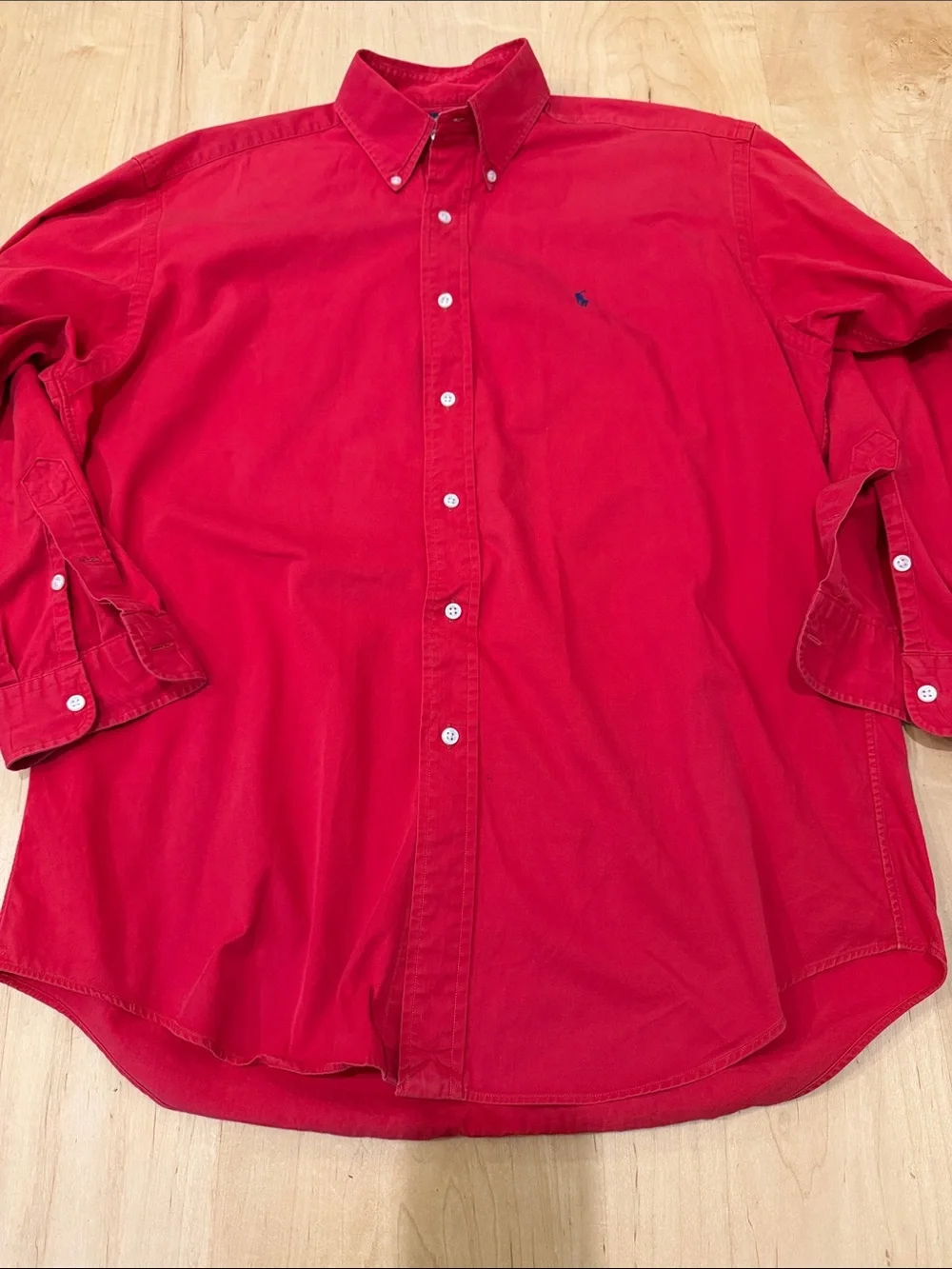 Polo by Ralph Lauren Men's Bright Red The Blake Button-Down Shirt